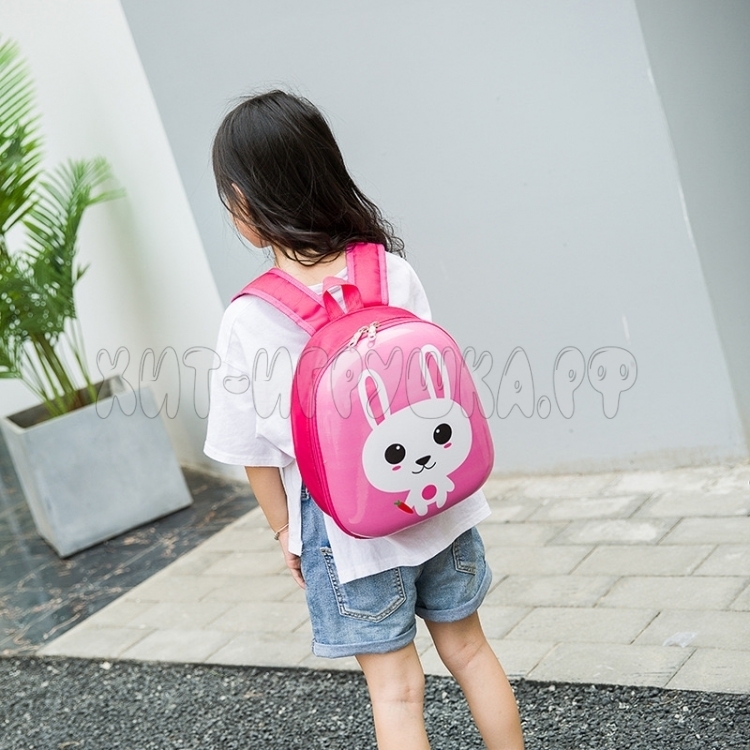 Рюкзак детский дошкольный твердый на молнии Cut animals (ВЫБОР ЦВЕТА)  XS01